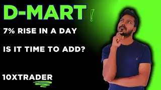 DMART why is it 7% up today? #dmart #sharemarket #stockstowatch