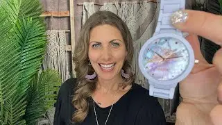 Nine West Women's Rubberized Lavender Bracelet Watch Unboxing Review