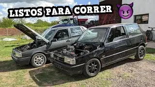 PREPARANDO el FIAT DUNA + el FIAT UNO para las PICADAS, EL DUNA GOLPEA!! - Suarez Nico