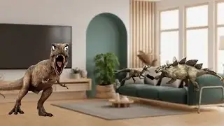 DINOSAURS FRIENDS  TV REMOTE FIGHT
