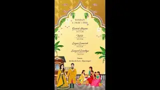 The most creative and unique wedding invitation video