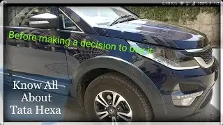 Tata Hexa XE - Do check if you are planning to buy one - Tata seat covers, 7D Mat & chrome