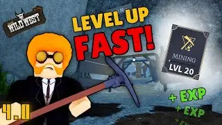 How to Level Up Mining FAST in Wild West | Roblox
