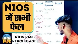 Nios Pass percentage every year 😱 Easy or hard to pass in Nios Exam ? Manish Verma Nios.