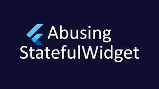 Abusing StatefulWidget's setState, no access modifiers in [Dart, Flutter]