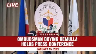 LIVE: Ombudsman Boying Remulla holds press conference | January 15, 2026