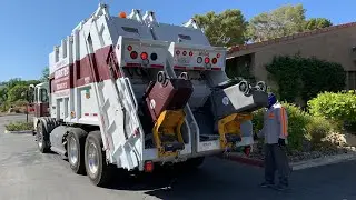 Burrtec's Brand New Autocar Splitbody Pak Mor Rearloader
