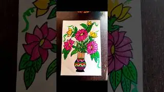 Pot Painting Idea with Qtips 🪻Easy custom flower pot #potpainting #aesthetic #preppy #easypainting