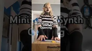 mini#korg #unboxing #synth #smallartist #subifae #synthesizer #vintage #opening #fyp #foryou #viral