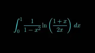 Absolutely destroying a tricky log integral using a crazy substitution