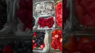 Yummy fruit 🍓🫐 🍉#fruitcutting #fruitstorage #glasscontainer