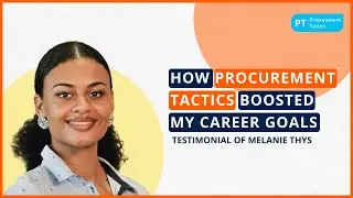 How Procurement Tactics Boosted My Career Goals 📈 | Melanie Thys' Story