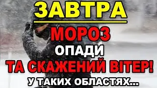 МОРОЗ, ОПАДИ ТА СКАЖЕНИЙ ВІТЕР?! Прогноз погоди на 8 СІЧНЯ