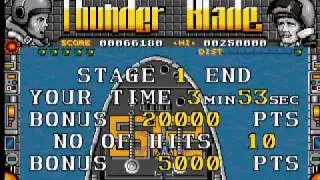 Thunder Blade Atari ST gameplay