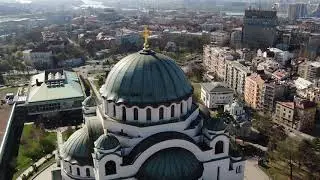 Belgrade From The Air /  Beograd iz vazduha / Panorama 4K