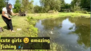 cute girl 😜 amazing fishing 🎣।। fishing new trick video।।#fishing #fishingtrick #nishadjiblogger