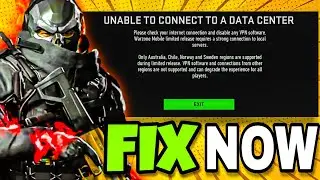 Fix UNABLE TO CONNECT TO A DATA CENTER in WARZONE MOBILE