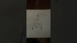 I attempted to draw bill cipher #billcipher #gravityfalls