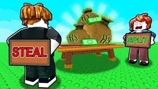 ICH treffe FAN UND HATER in SPLIT or STEAL😇😈 [Roblox]