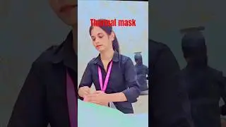 thermal mask facial #viralshort #practice #facial
