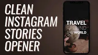 Clean Instagram Stories Intro | FREE Premiere Pro Template | Copied content Templates