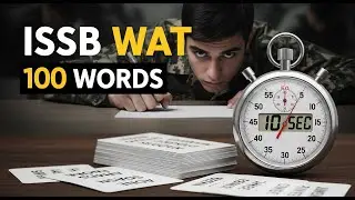 ISSB WAT Challenge: 100 Words, 10 Seconds Per Word – Are You Ready?