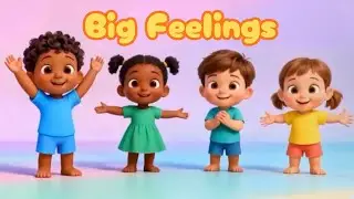Big Feelings Song for Kids! 🎵 Learn Happy, Sad, Mad & More | Toddler Emotional Learning Music