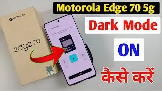 Motorola edge 70 5g me dark mode kaise on kare / how to enable dark theme mode in Moto edge 70 5g