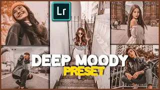 Deep moody presets | Free preset for Lightroom mobile and desktop | moody preset
