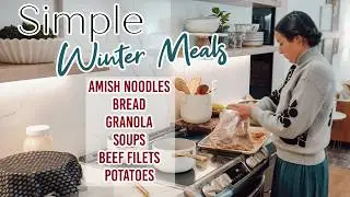 Cooking and Baking for my family of 6 | Winter Meal Ideas