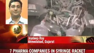 Pharma firms involved in syringe scam