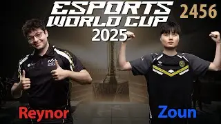 Cannonrush? - 🇮🇹 Reynor (Z) vs 🇰🇷 Zoun (P) - Esports World Cup 2025 - StarCraft 2 - 2456
