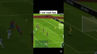 1 star weak Foot☠️#fifamobile #fcmobileid #fc # football# shorts