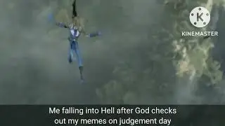BLUE GUY FALLING MEME (Me on Judgement day)