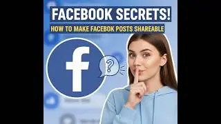 The Secret Setting To Make Facebook Posts Shareable (1-Minute Fix)