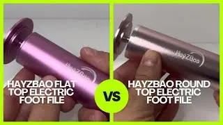 HayZBao Electric Foot File - Callus Remover Pink VS Purple