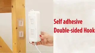Double-Sided Adhesive Wall Hooks Hanger Strong Transparent Hooks
