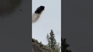 4th of July 2024 Alaska cliff car launch!