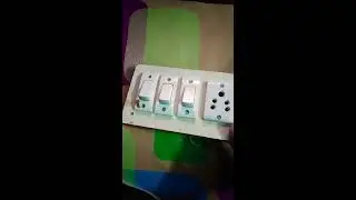 1 socket and 3 switch connection