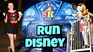 Мой первый забегDisney Race! | Видеоблог Wine & Dine 5K 2022 | Полноценный забег Disney Expo и мн...