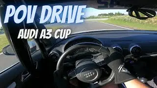 [ POV Drive ] Audi A3 CUP Stage 1 (220hp) sur Circuit #Adam42g