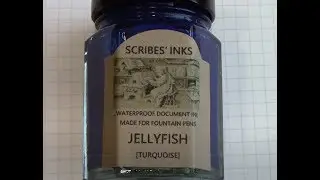 Scribe's Inks - Jellyfish Permanent Ink Review