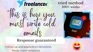 How to write cold email| Word by word script| Saheli Chatterjee's masterclass