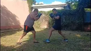 27/12/25 guanteo con mí hijo Adrián 
