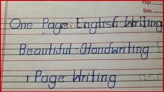 How to Improve Your English Handwriting | Best Writing Tips | Beautiful and Clean English Writing  |
