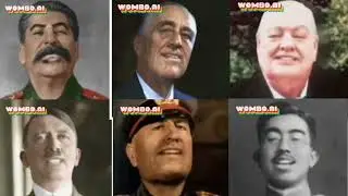 WW2 Leaders Singing Witch Doctor