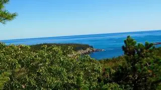 BEEHIVE SUMMIT MOUNTAIN ,  With a beautiful view below is Sand Beach at Acadia National park- 2