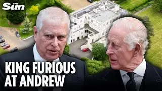 Furious King &lsquo;has no power&rsquo; to kick out penniless Prince Andrew from Royal Lodge