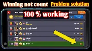 8 ball pool Winning not count  solution // 8bp winning stop  / 100% working / Ak info library