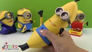 Minions 4 figuras Deluxe Poseable Deluxe Action Figures - Juguetes de Los Minions (Resubido)